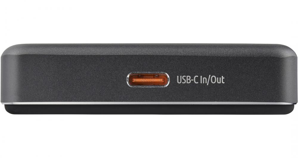 Intenso Powerbank MW10000 magnetische Fixierung MagSafe kompatibel PD 3.0 10000 mAh USB Typ C grau