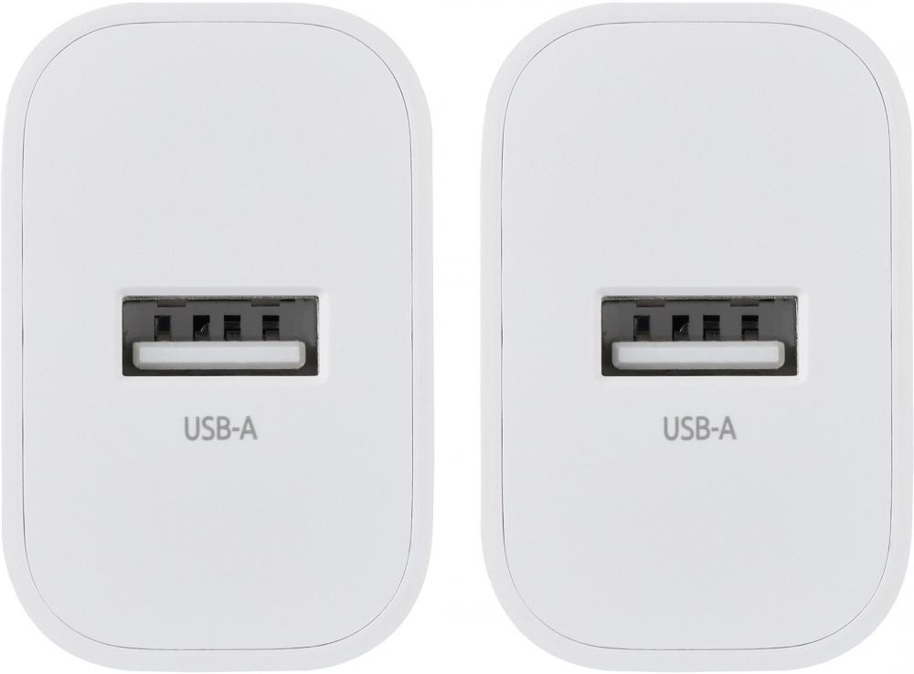 Intenso Ladegerät Power Adapter 5 Watt W5A 1x USB-A für 1 Gerät weiß Doppelpack