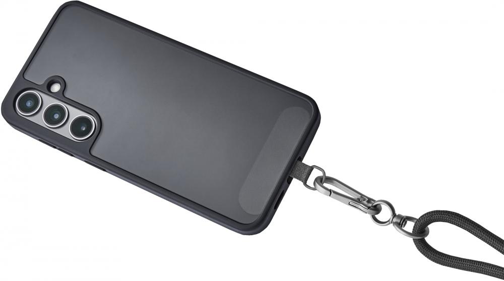 Intenso Cell Phone Charging Lanyard Handykette als Ladekabel Datenkabel 2 x USB-C bis 1,65m schwarz