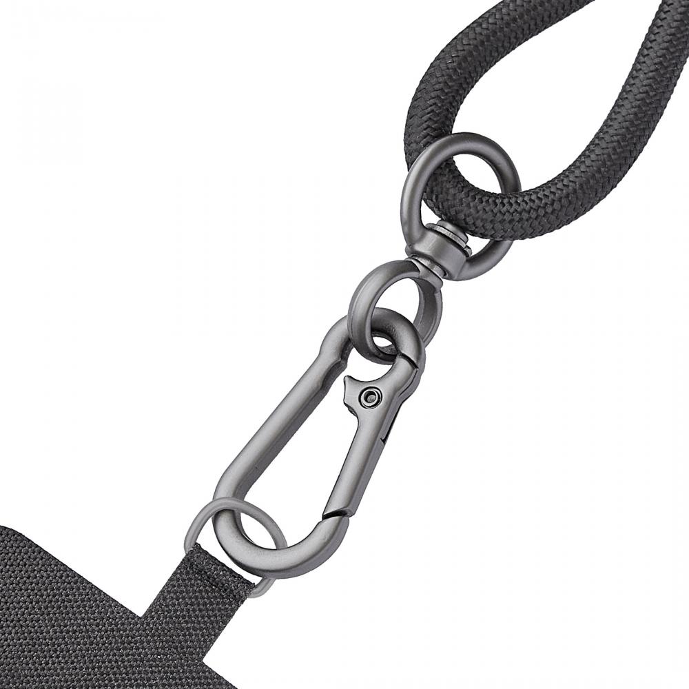 Intenso Cell Phone Charging Lanyard Handykette als Ladekabel Datenkabel 2 x USB-C bis 1,65m schwarz