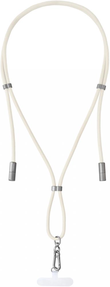 Intenso Cell Phone Charging Lanyard Handykette als Ladekabel Datenkabel 2 x USB-C bis 1,65m beige