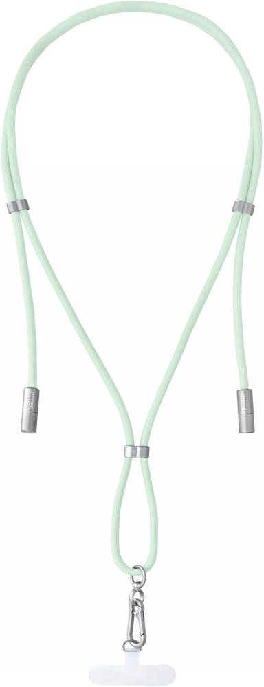 Intenso Cell Phone Charging Lanyard Handykette als Ladekabel Datenkabel 2 x USB-C bis 1,65m grün
