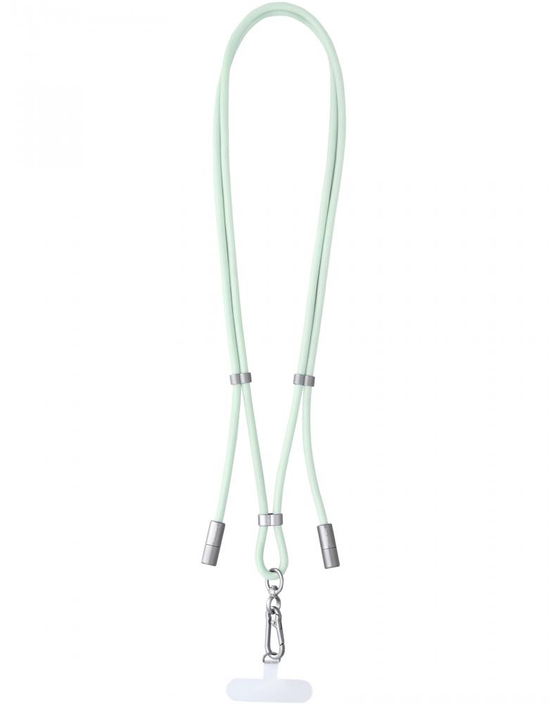 Intenso Cell Phone Charging Lanyard Handykette als Ladekabel Datenkabel 2 x USB-C bis 1,65m grün