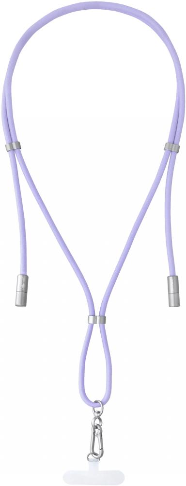 Intenso Cell Phone Charging Lanyard Handykette als Ladekabel Datenkabel 2 x USB-C bis 1,65m lila