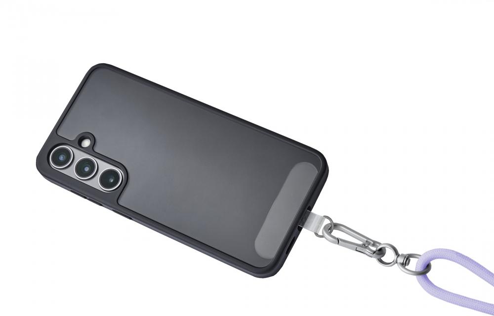 Intenso Cell Phone Charging Lanyard Handykette als Ladekabel Datenkabel 2 x USB-C bis 1,65m lila