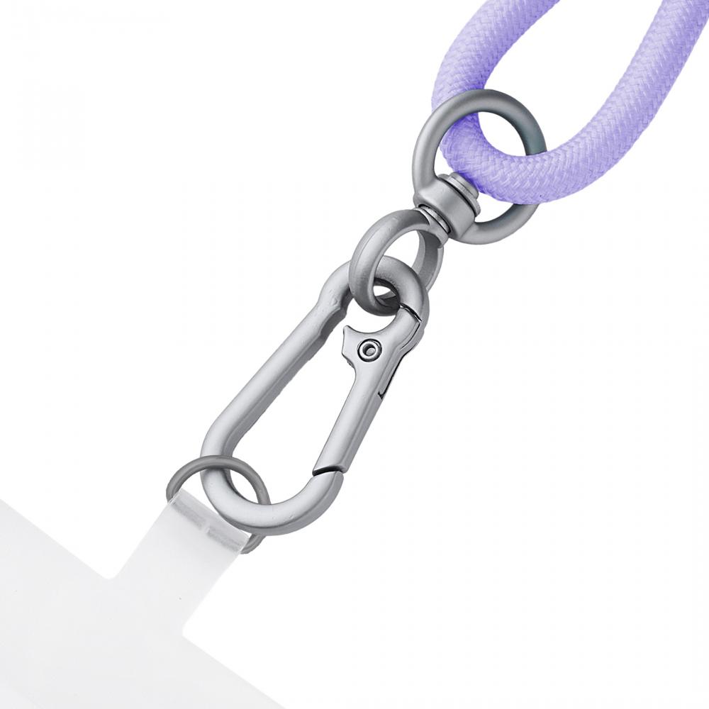Intenso Cell Phone Charging Lanyard Handykette als Ladekabel Datenkabel 2 x USB-C bis 1,65m lila