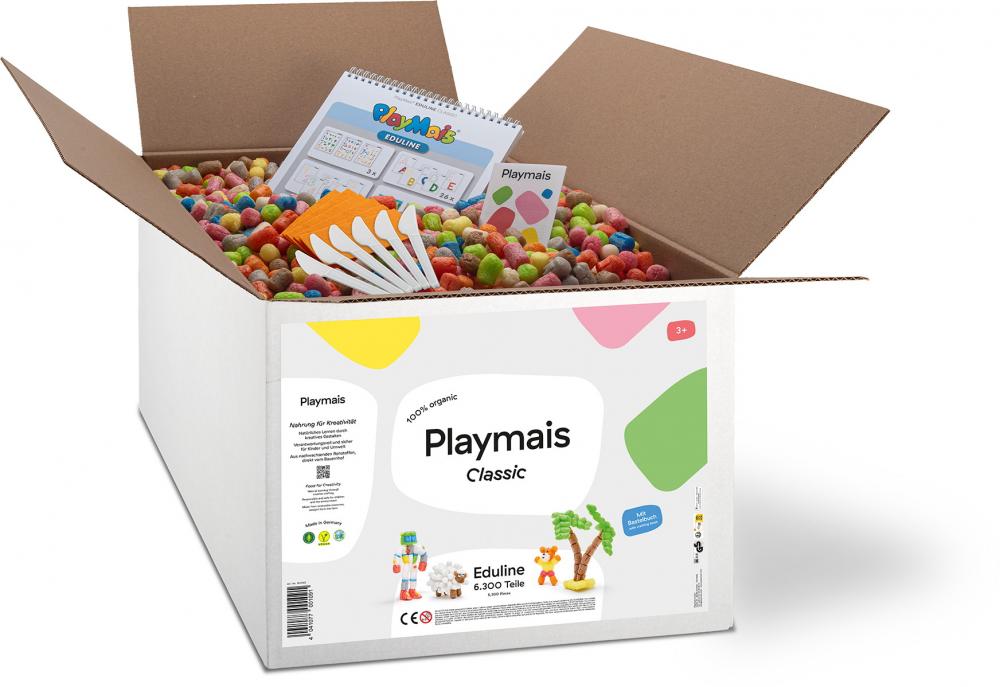 PlayMais Bastel Kreativität EDULINE Large 6300 ab 3 Jahren 160042