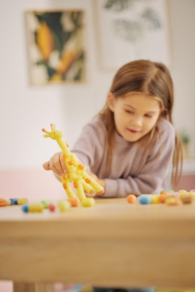 PlayMais Bastel Kreativität Bastelset Classic 90 Giraffe ab 5 Jahren 160953