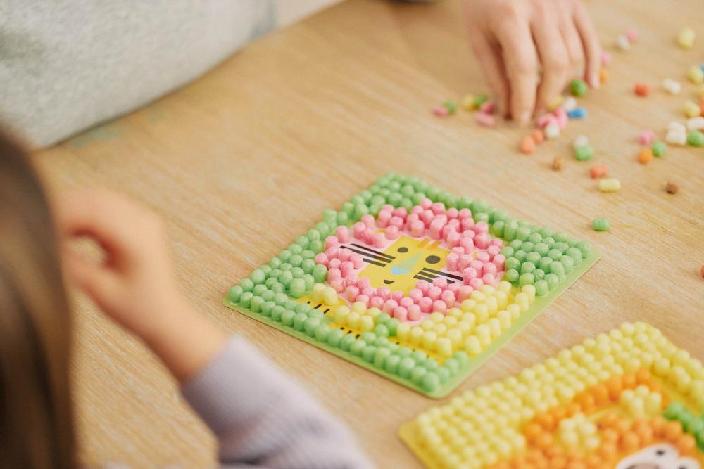 PlayMais Bastel Kreativität Bastelset Mosaic 2300 Zoo ab 3 Jahren 160965