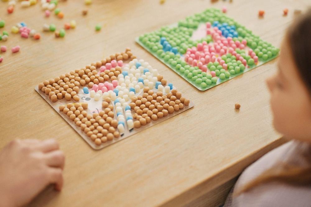 PlayMais Bastel Kreativität Bastelset Mosaic 2300 Unicorn Einhorn ab 5 Jahren 160967