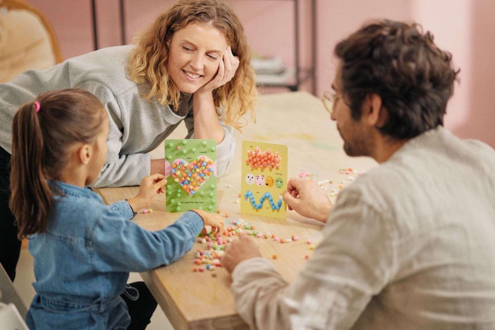 PlayMais Bastel Kreativität Bastelset Mosaic 2300 Affirmation ab 3 Jahren 160970