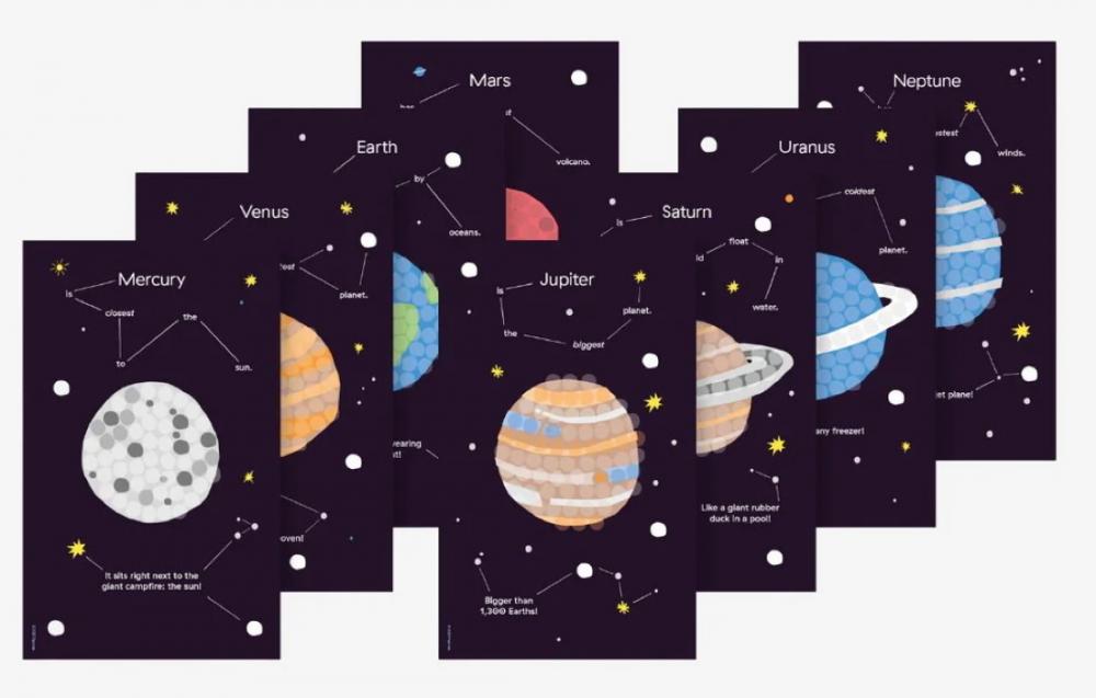 PlayMais Bastel Kreativität Bastelset Mosaic 5000 Solar System ab 3 Jahren
