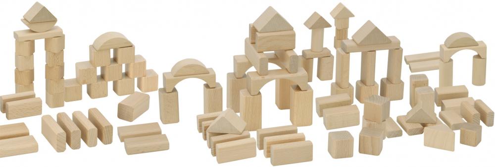 Eichhorn Kleinkindwelt 100 Natur Holzbausteine 100010141
