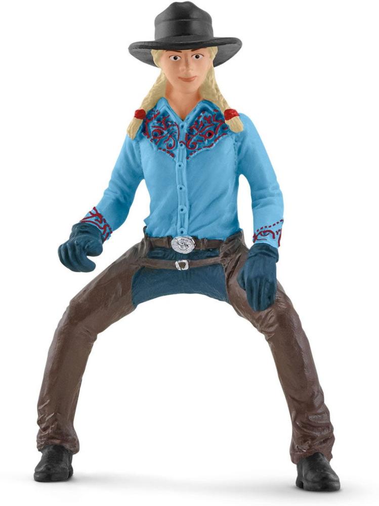 Schleich FARM WORLD Team Roping mit Cowgirl Set 9 Teile 42577