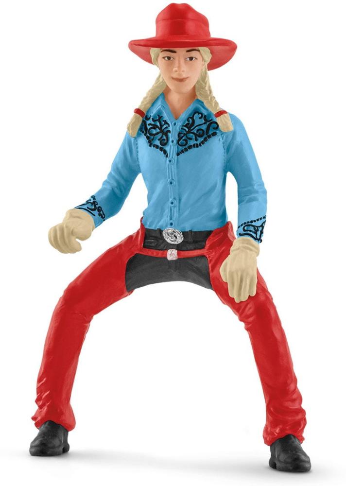 Schleich FARM WORLD Barrel Racing mit Cowgirl Set 7 Teile 42576