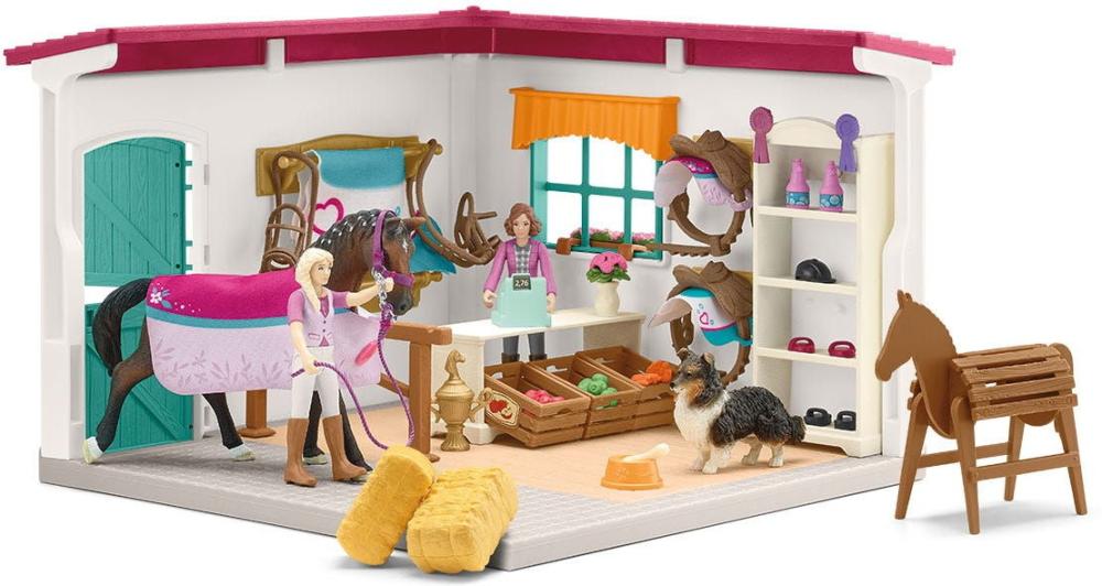 Schleich HORSE CLUB Reitshop zum modularen Reiterhof Set 67 Teile 42568