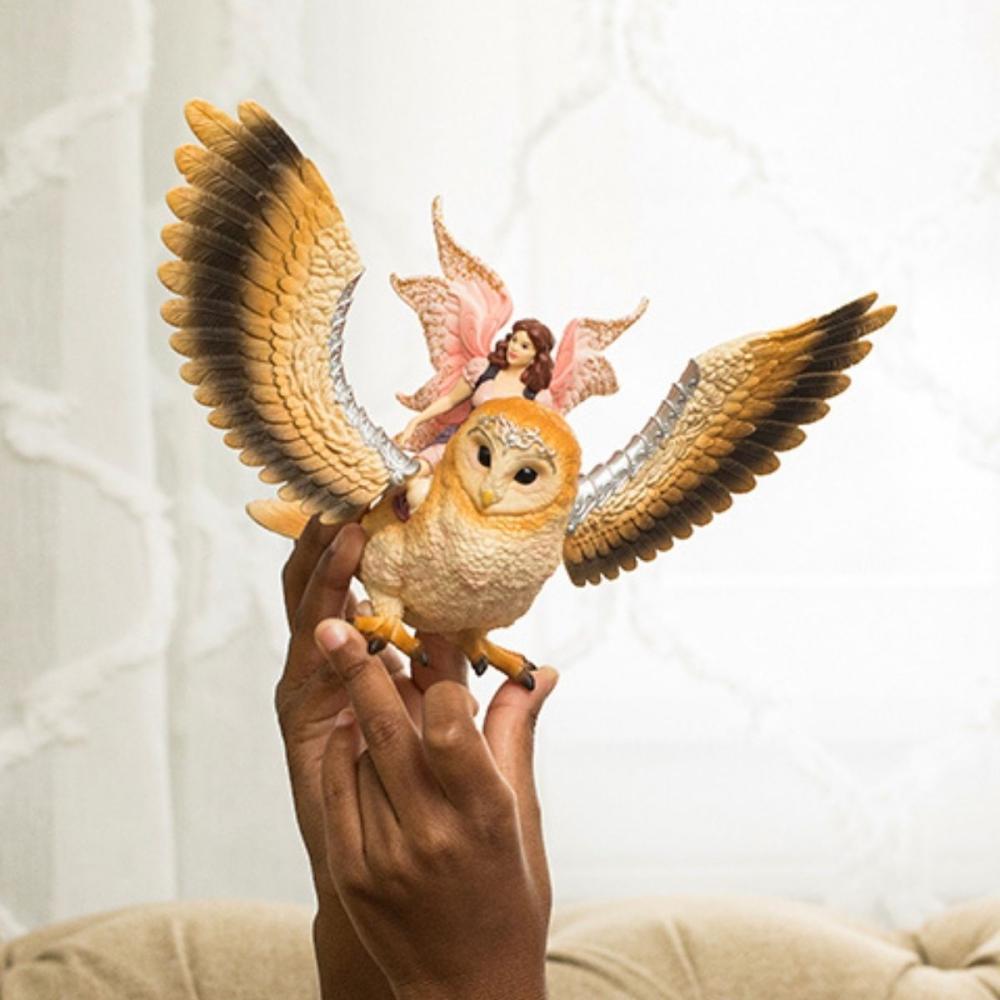 Schleich BAYALA® Elfe auf Glitzer-Eule Set 2 Teile 70789