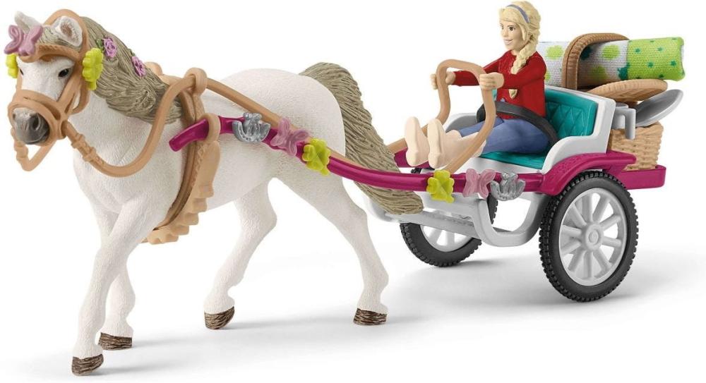 Schleich HORSE CLUB Kutsche für Pferdeshow Set 38 Teile 42467