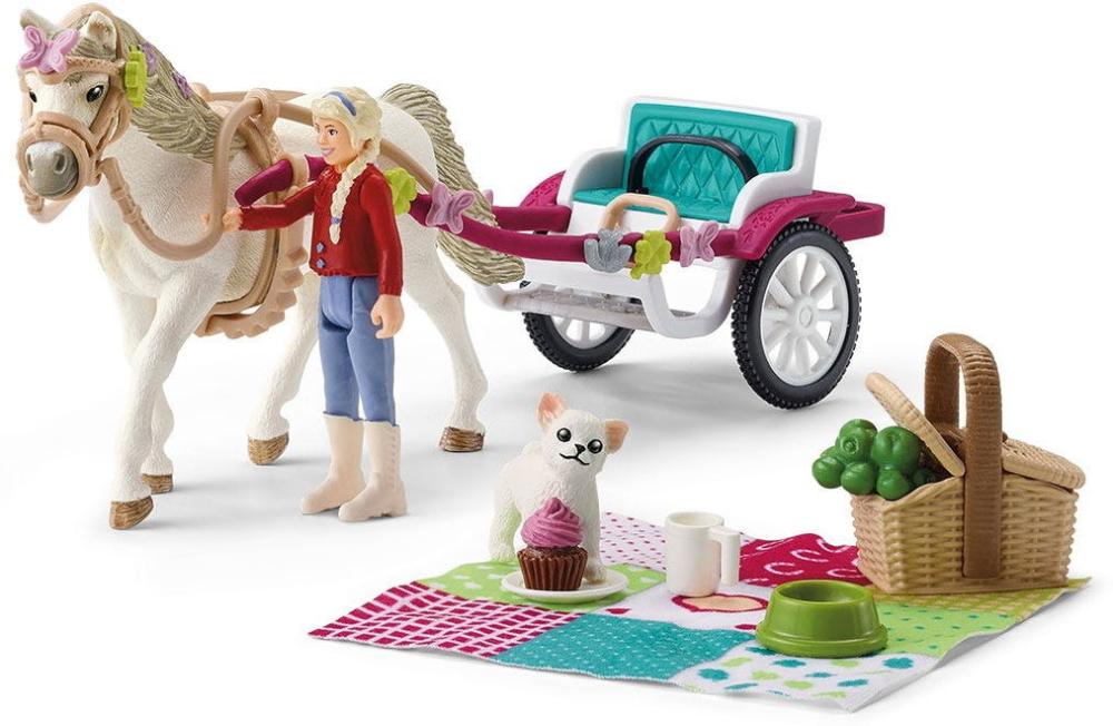 Schleich HORSE CLUB Kutsche für Pferdeshow Set 38 Teile 42467