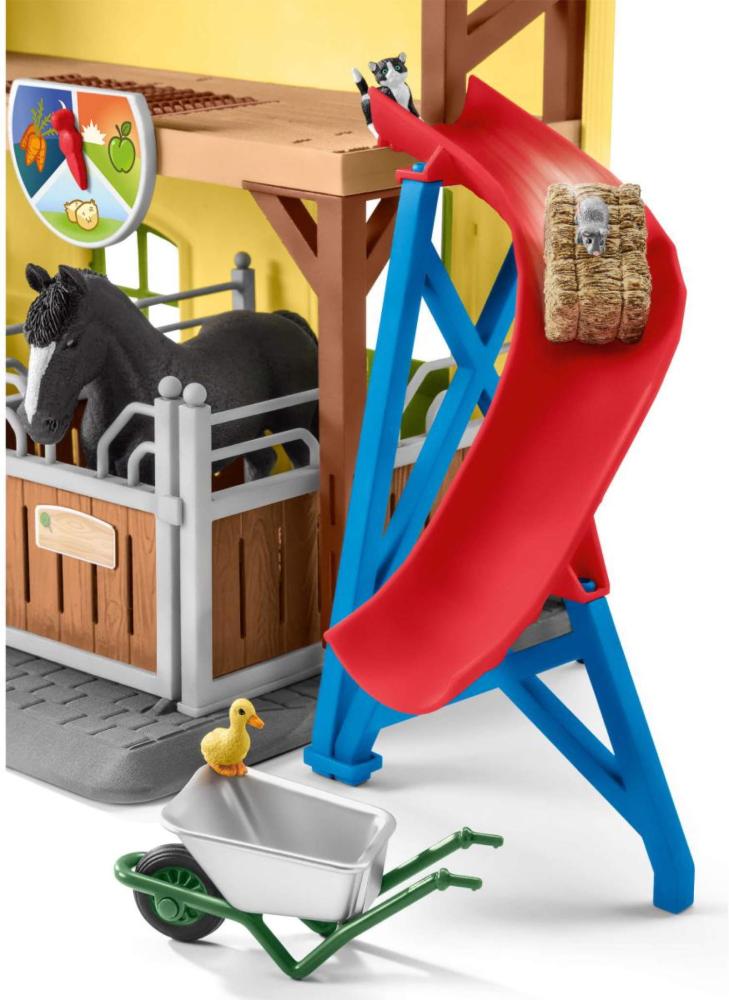 Schleich FARM WORLD Pferdestall Set 82 Teile 42485