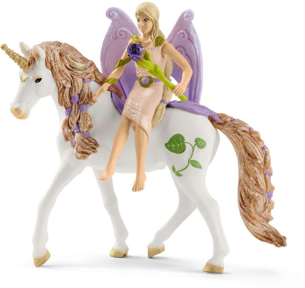 Schleich BAYALA® Glitzerndes Blütenhaus mit Einhörnern, See und Stall Set 71 Teile 42445