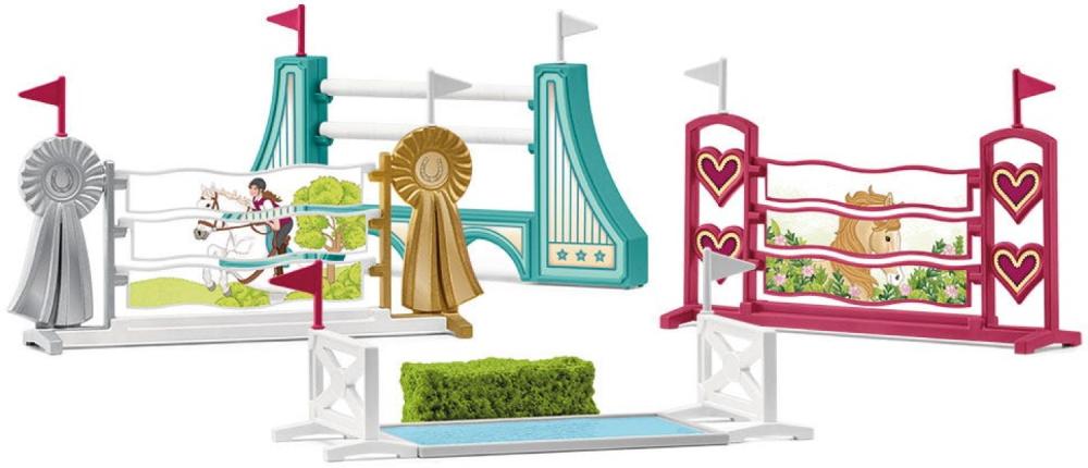 Schleich HORSE CLUB Hindernisse Zubehör Set 30 Teile 42612