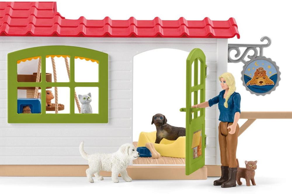 Schleich FARM WORLD Tierhotel Set 35 Teile 42607