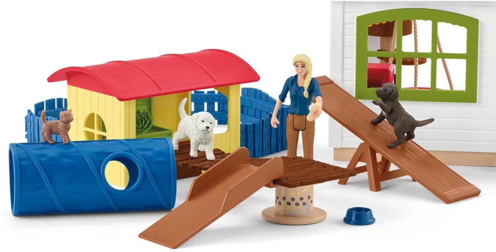 Schleich FARM WORLD Tierhotel Set 35 Teile 42607