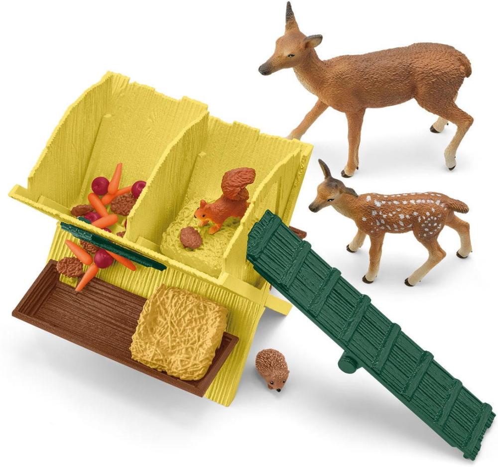 Schleich FARM WORLD Fütterung der Waldtiere Set 39 Teile 42658