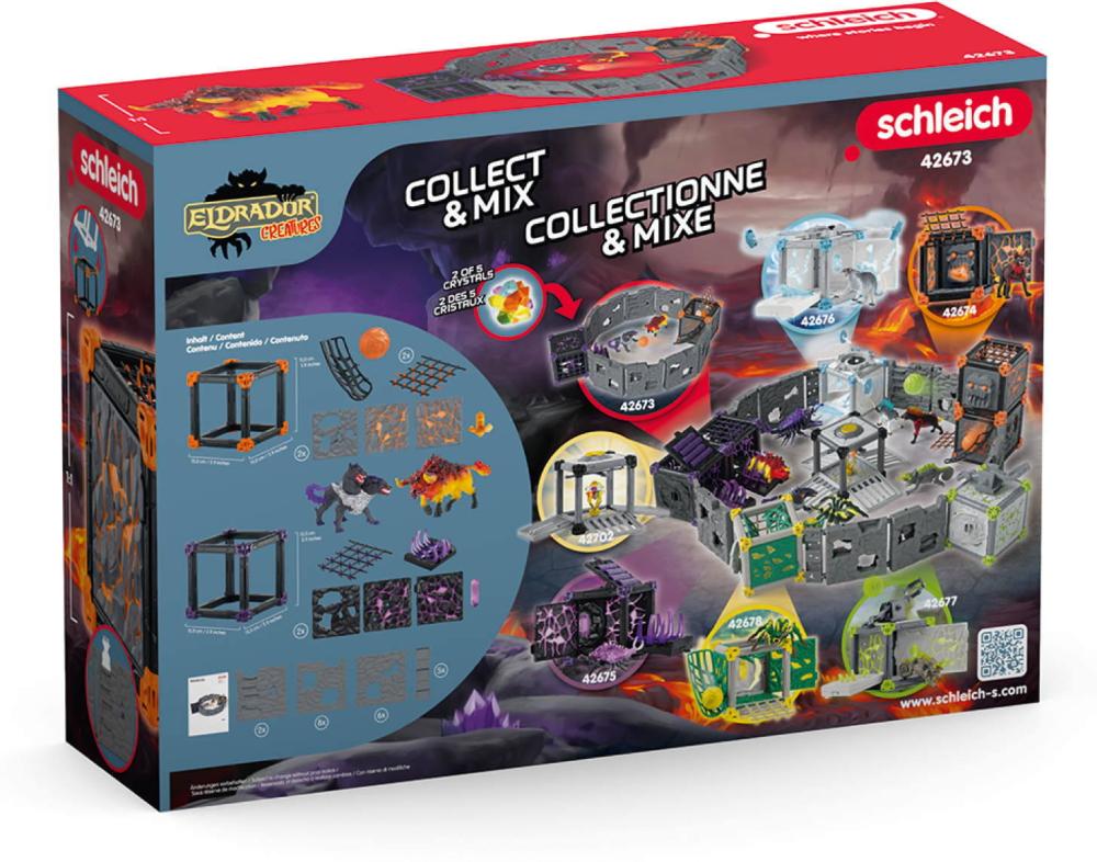 Schleich ELDRADOR® CREATURES BattleCave Arena: Lava vs. Schatten Set 71 Teile 42673