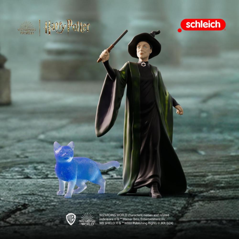 Schleich HARRY POTTER FANTASTIC BEASTS Professor McGonagall & Patronus 2 Figuren 42682