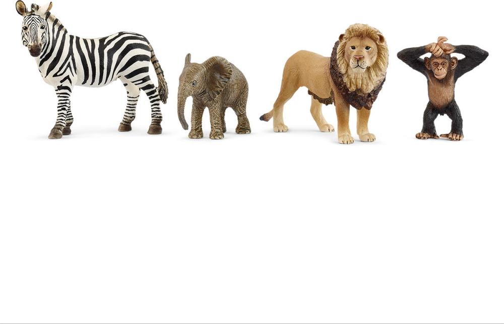 Schleich WILD LIFE Afrika Starter-Set 4 Figuren 42721