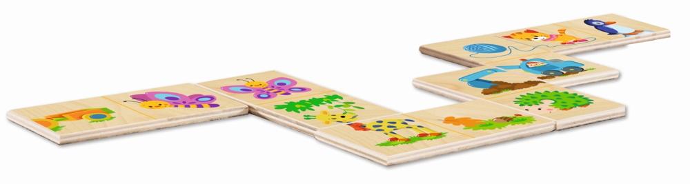 Selecta Kleinkindwelt Holz Legespiel Bilderschlange 20 Teile 63024