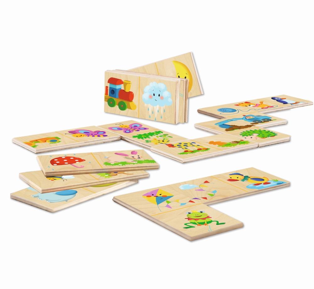 Selecta Kleinkindwelt Holz Legespiel Bilderschlange 20 Teile 63024