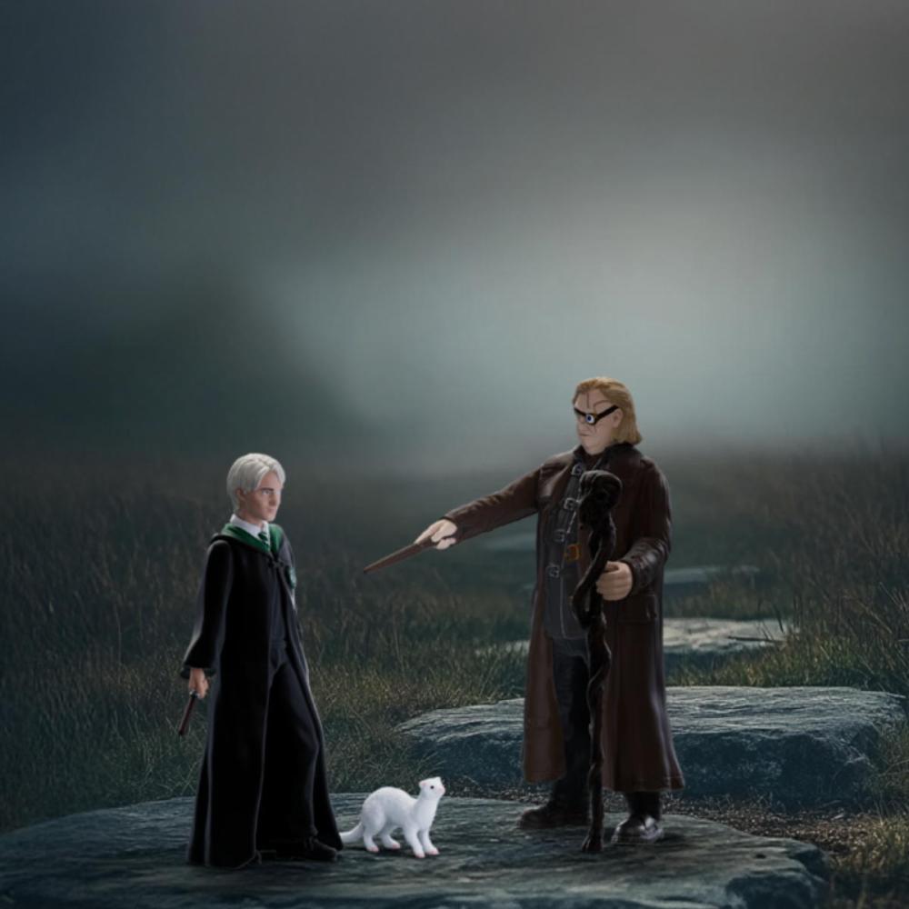 Schleich HARRY POTTER FANTASTIC BEASTS Mad-Eye Moody™ & Draco Malfoy™ mit Frettchen 3 Figuren 14907