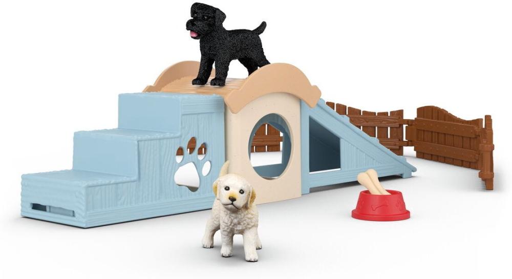 Schleich FARM WORLD Abenteuerzeit für Welpen Set 12 Teile 42763