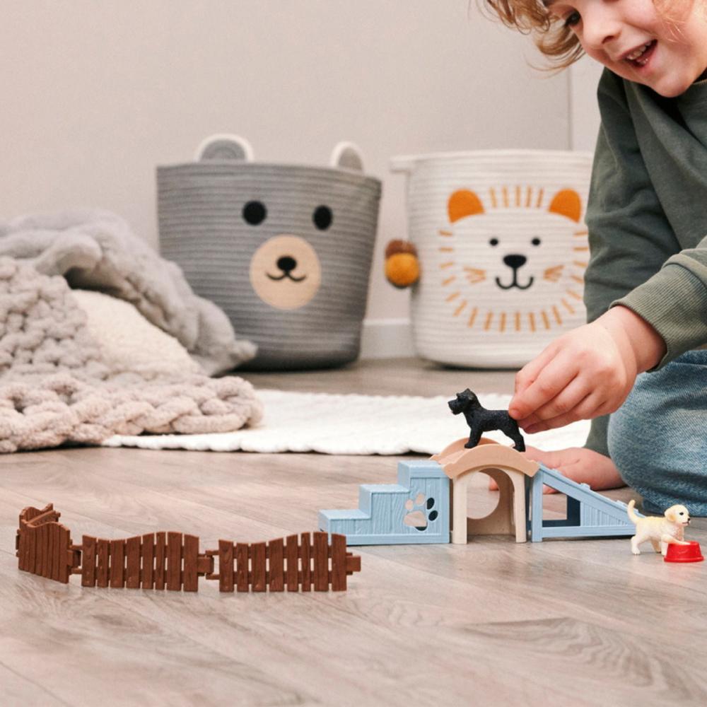 Schleich FARM WORLD Abenteuerzeit für Welpen Set 12 Teile 42763