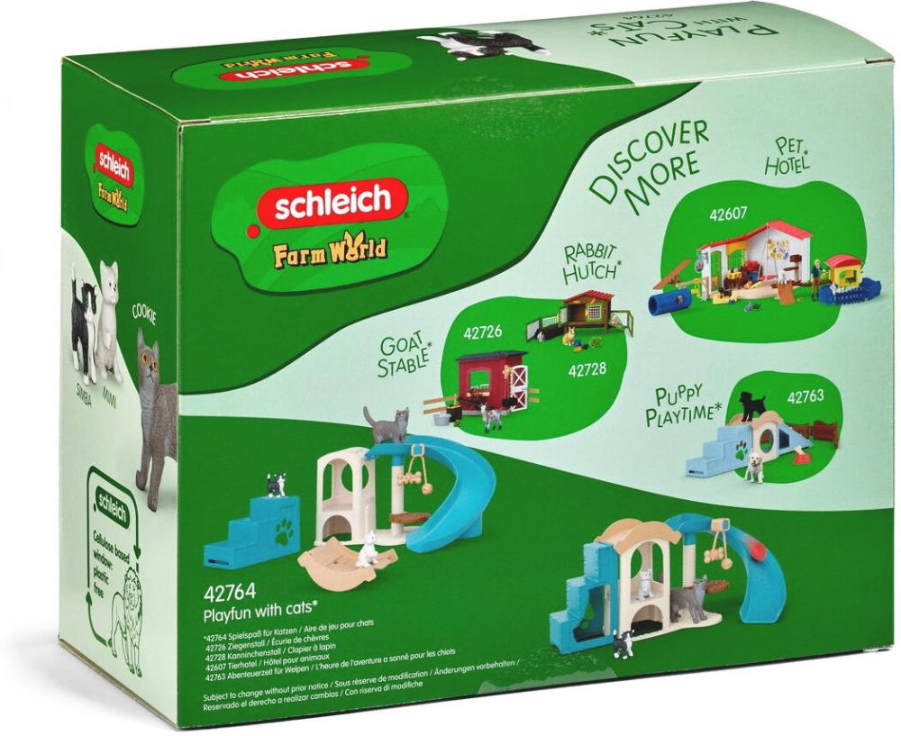 Schleich FARM WORLD Spielspaß für Katzen Set 12 Teile 42764