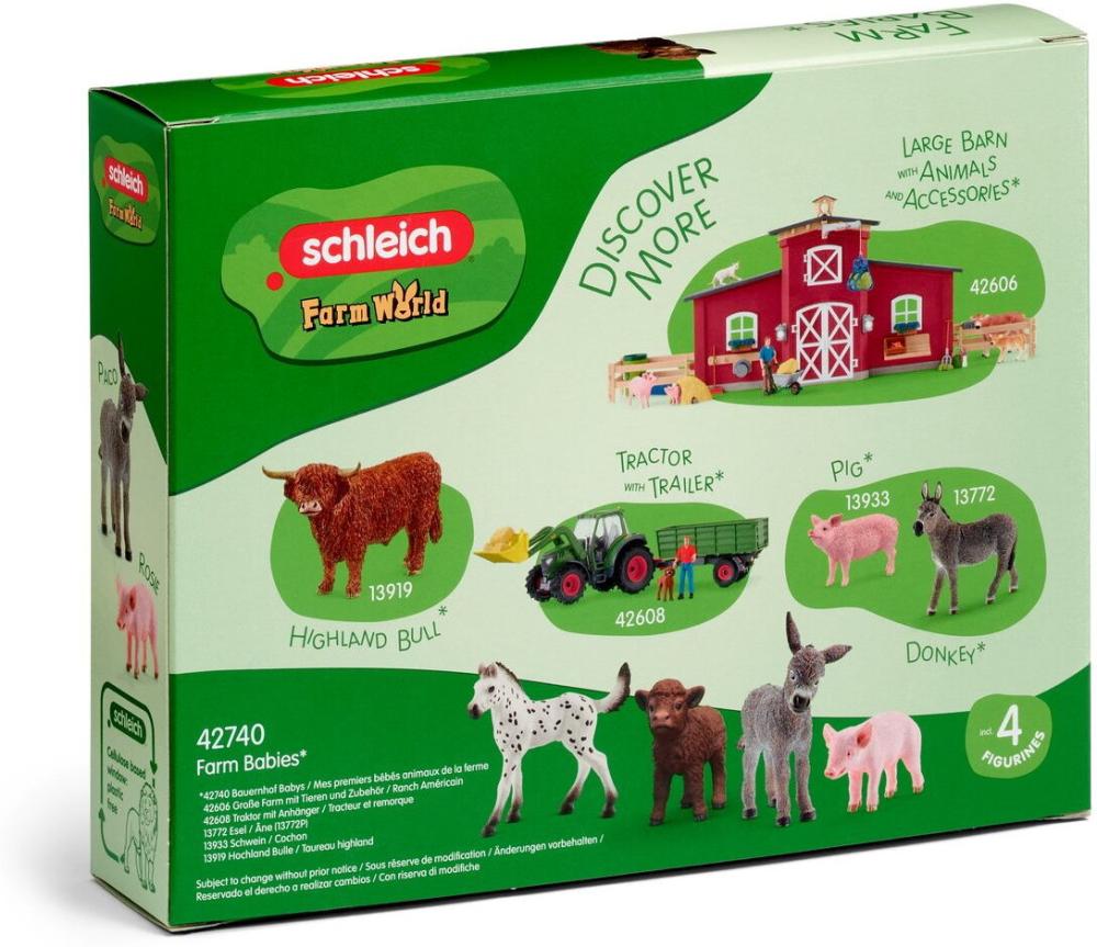 Schleich FARM WORLD Bauernhof Babys 4 Figuren 42740