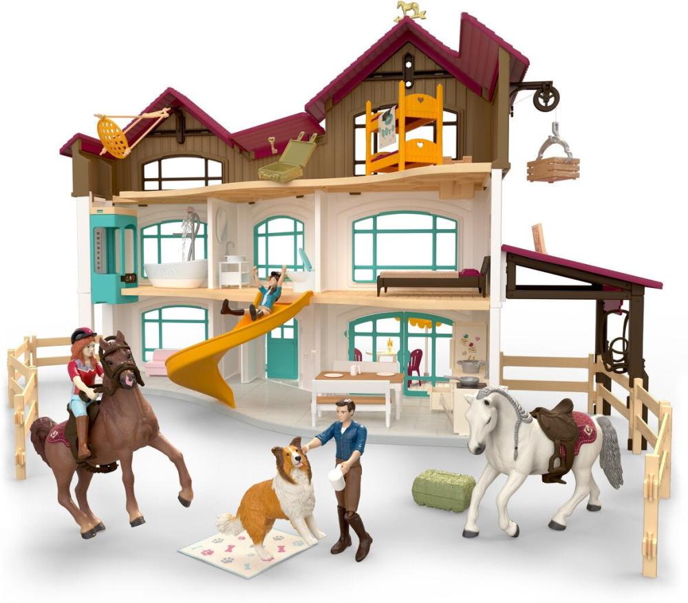 Schleich HORSE CLUB Lakeside Villa & Paddock Set 157 Teile 42785