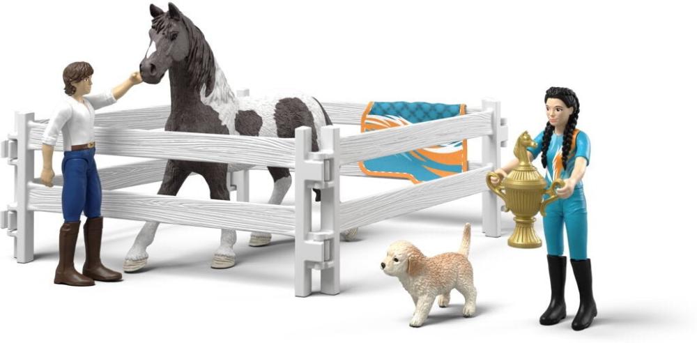 Schleich HORSE CLUB Kim's Voltigier-Set Set 19 Teile 42799