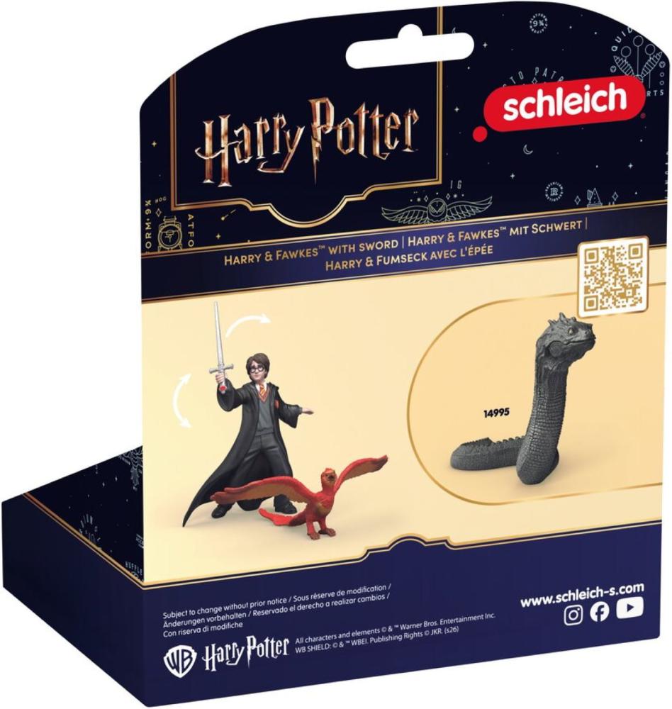 Schleich HARRY POTTER FANTASTIC BEASTS Harry & Fawkes™ mit Schwert Set 3 Teile 14994