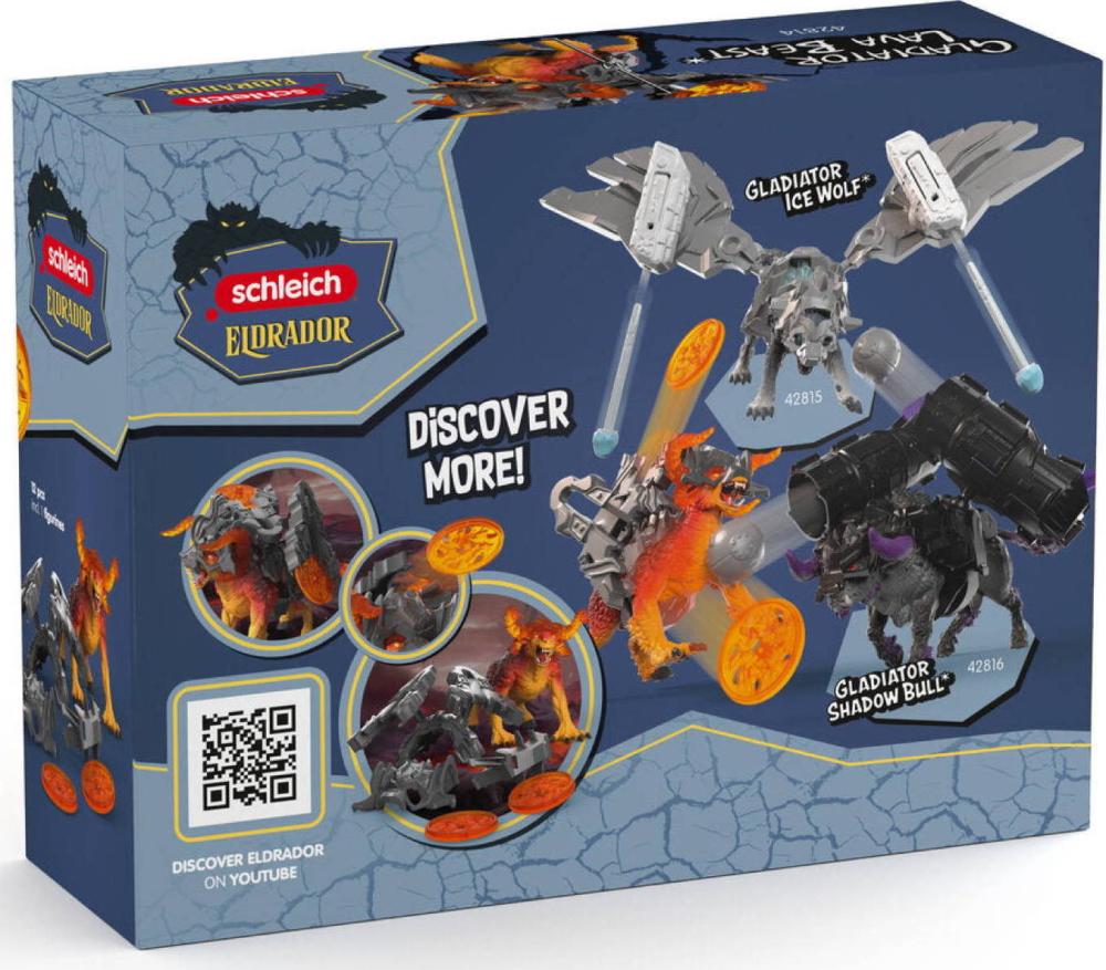 Schleich ELDRADOR® CREATURES Gladiator Lavabestie Set 12 Teile 42814