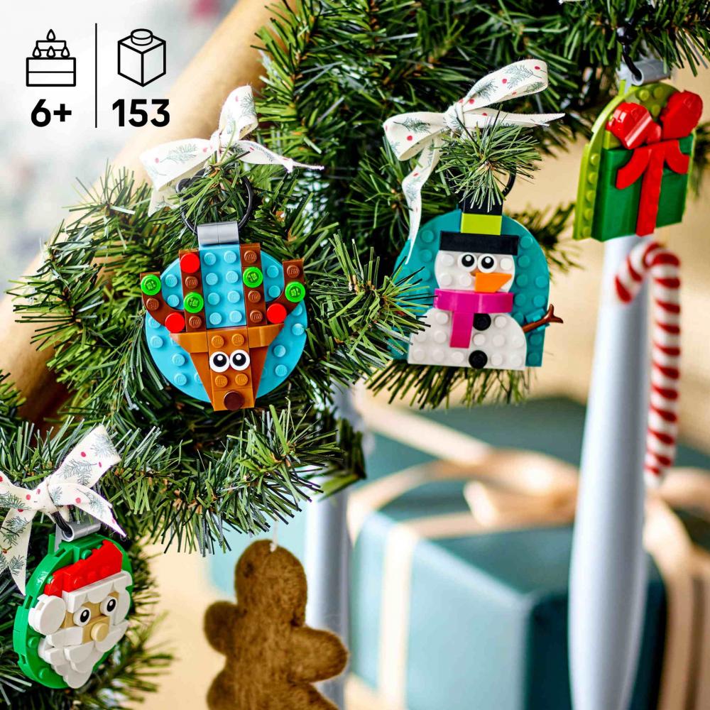 LEGO® LEL Seasons and Occasions Verschiedene Christbaumanhänger 153 Teile 40744