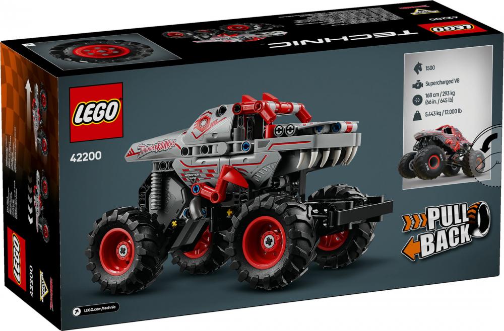 LEGO® Technic Monster Jam™ ThunderROARus™ 232 Teile 42200