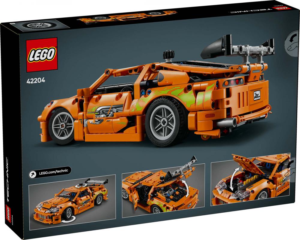 LEGO® Technic Fast and Furious Toyota Supra MK4 810 Teile 42204