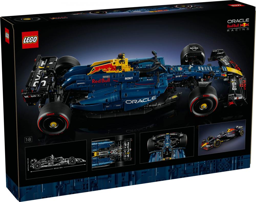 LEGO® Technic Oracle Red Bull Racing RB20 F1 Rennauto 1639 Teile 42206