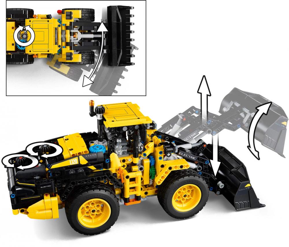 LEGO® Technic Volvo L120 Electric Radlader 973 Teile 42209