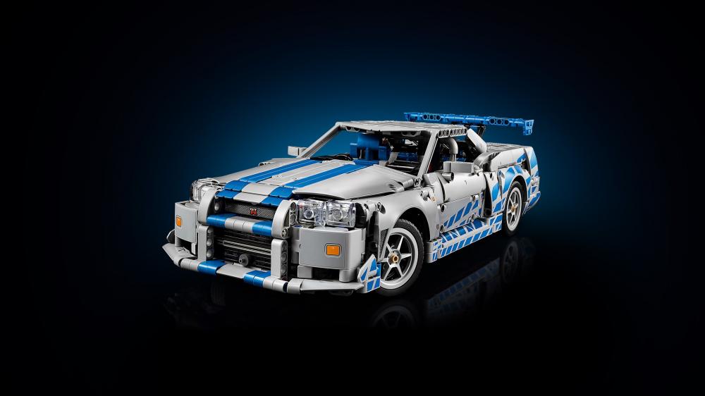 LEGO® Technic 2 Fast 2 Furious Nissan Skyline GT-R (R34) Flitzer 1410 Teile 42210