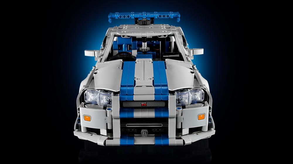 LEGO® Technic 2 Fast 2 Furious Nissan Skyline GT-R (R34) Flitzer 1410 Teile 42210